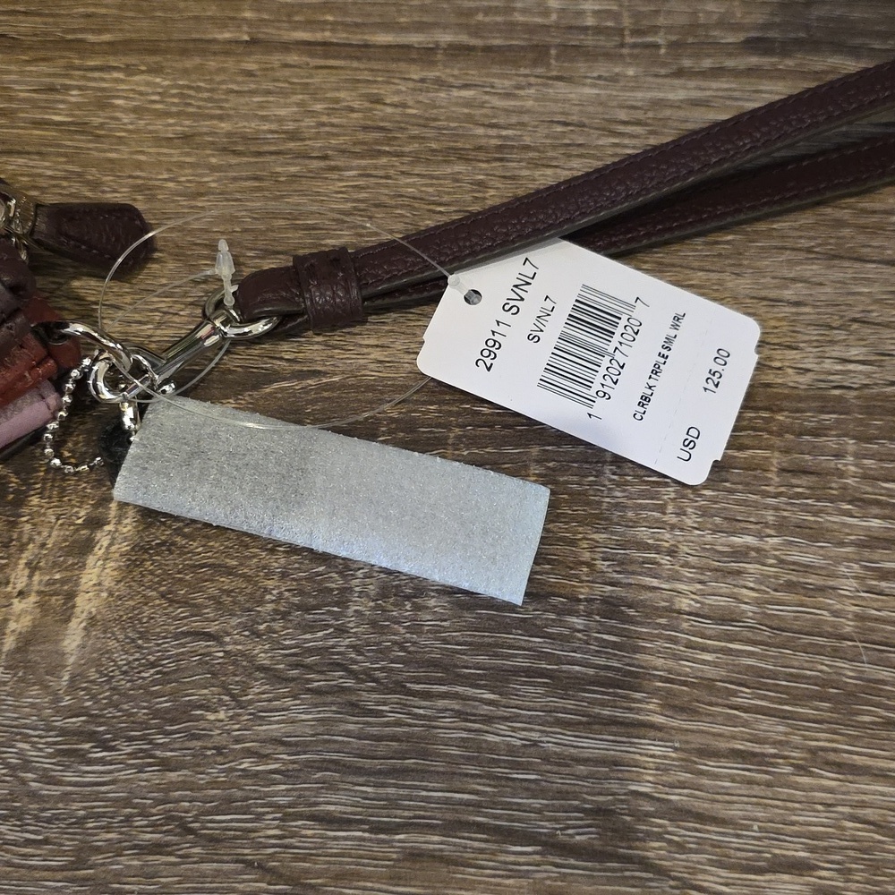 Coach Colorblock Triple Wristlet - Picture 6 of 6